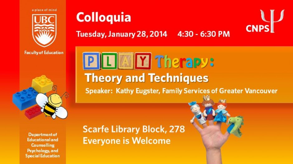 Play Therapy Colloquia - CNPS - January 28 2014