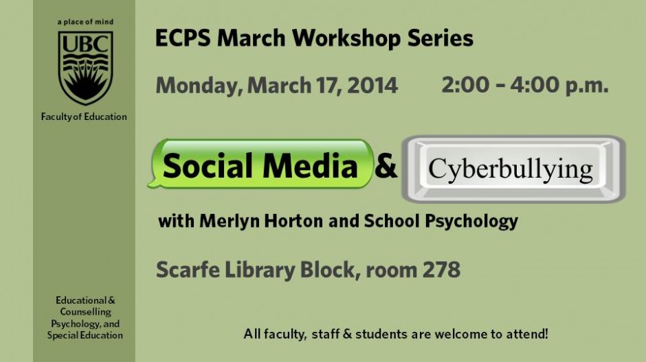 2014-03-17 - SCPS Workshop_Cyberbullying - ECPS - EDUC
