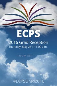 ECPS Grad Reception Banner